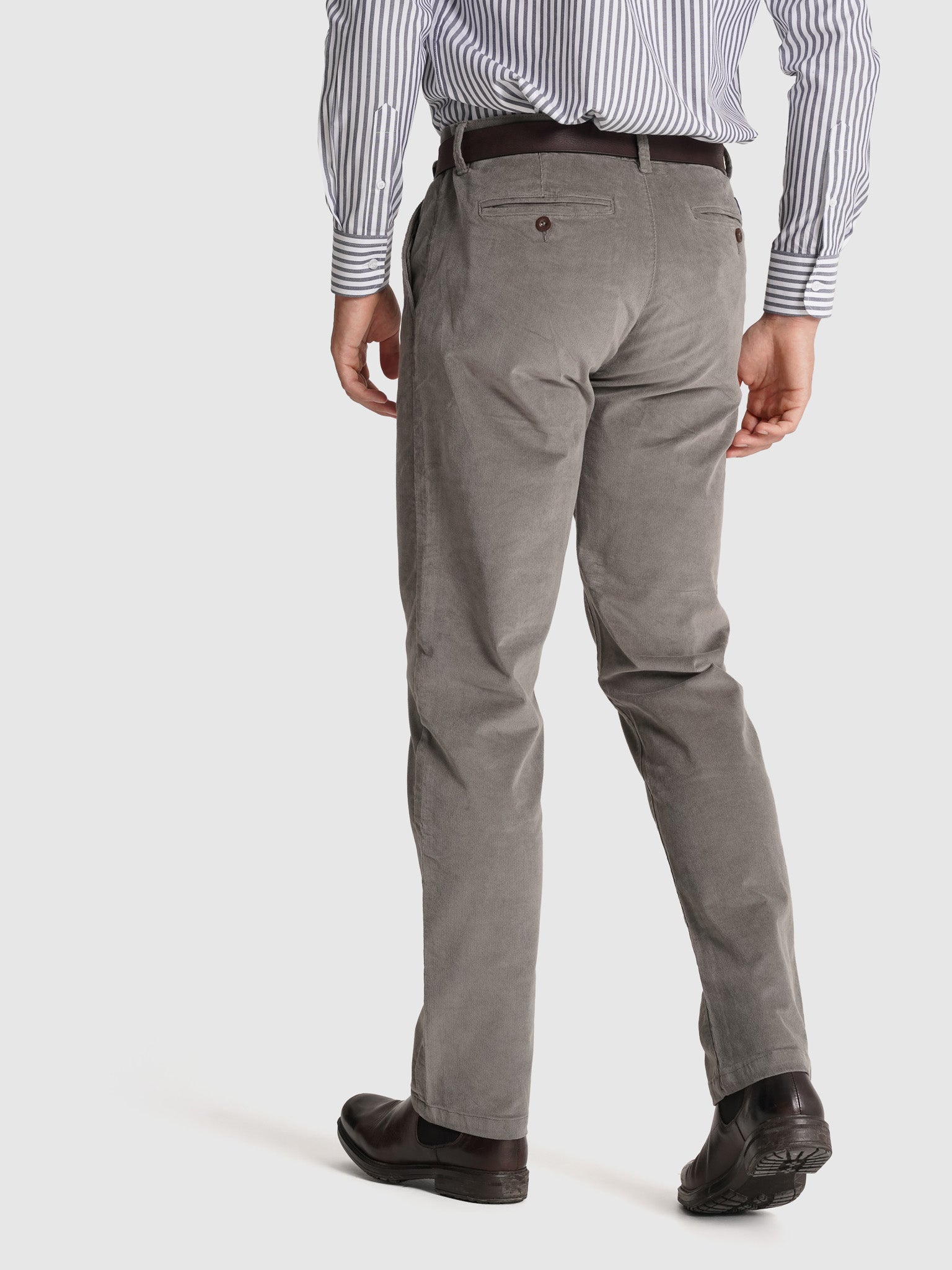 PANTALÓN DE ALGODÓN VERDE CLASSIC FIT MR. AZUL