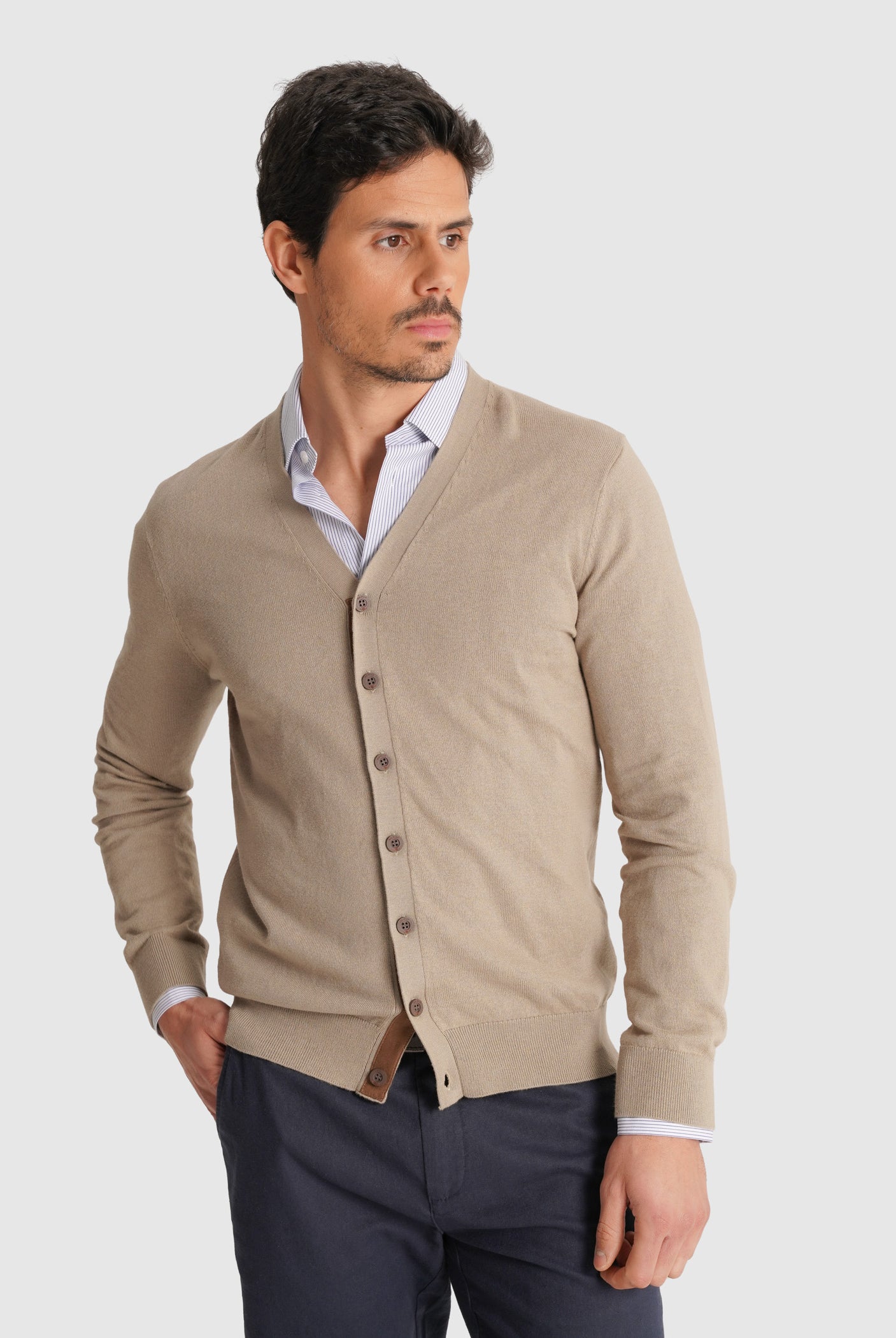 PULLOVER ALGODÃO VERDE MANGA COMPRIDA REGULAR FIT MR. BLUE