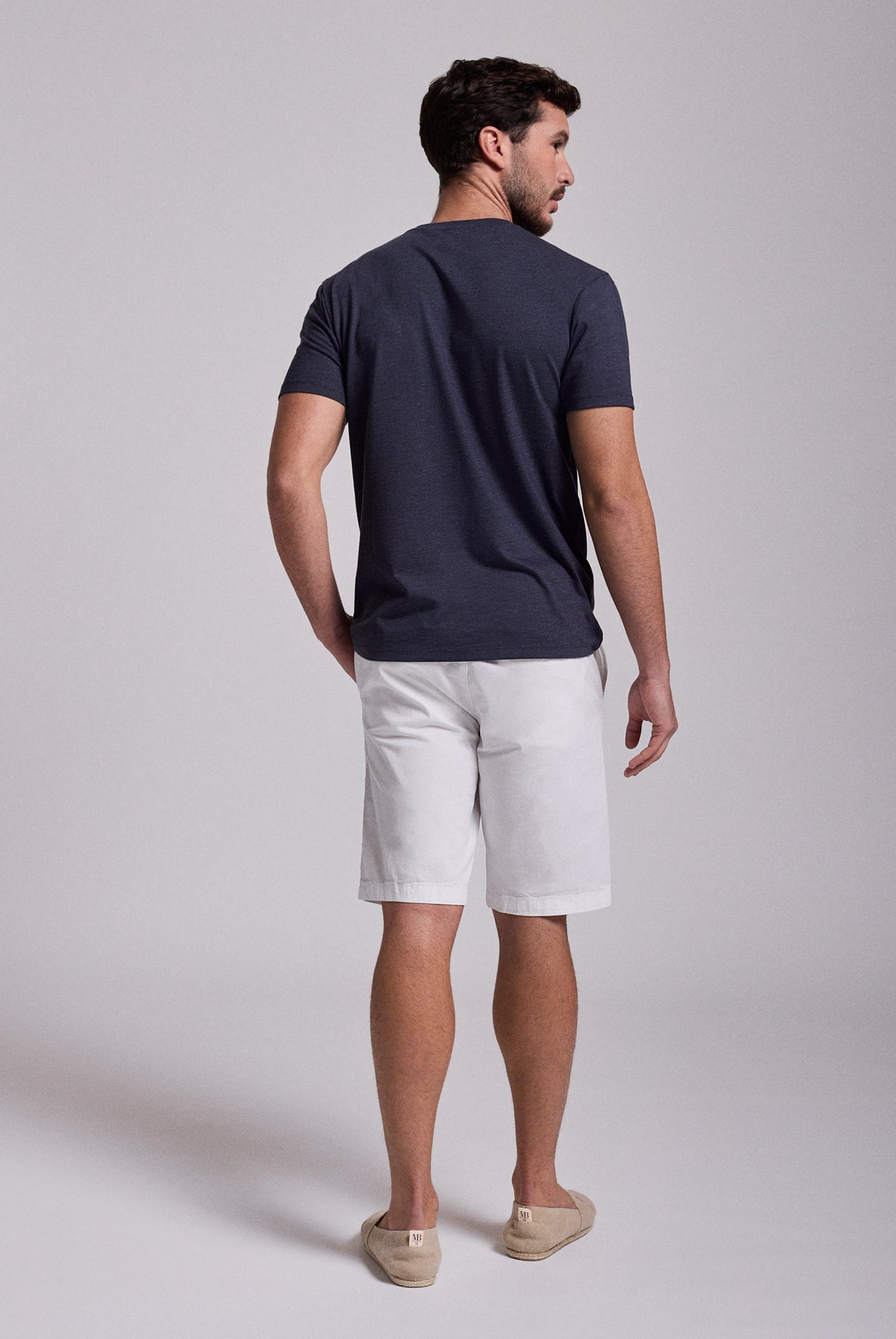 BERMUDA ALGODÃO BRANCOS REGULAR FIT MR. BLUE
