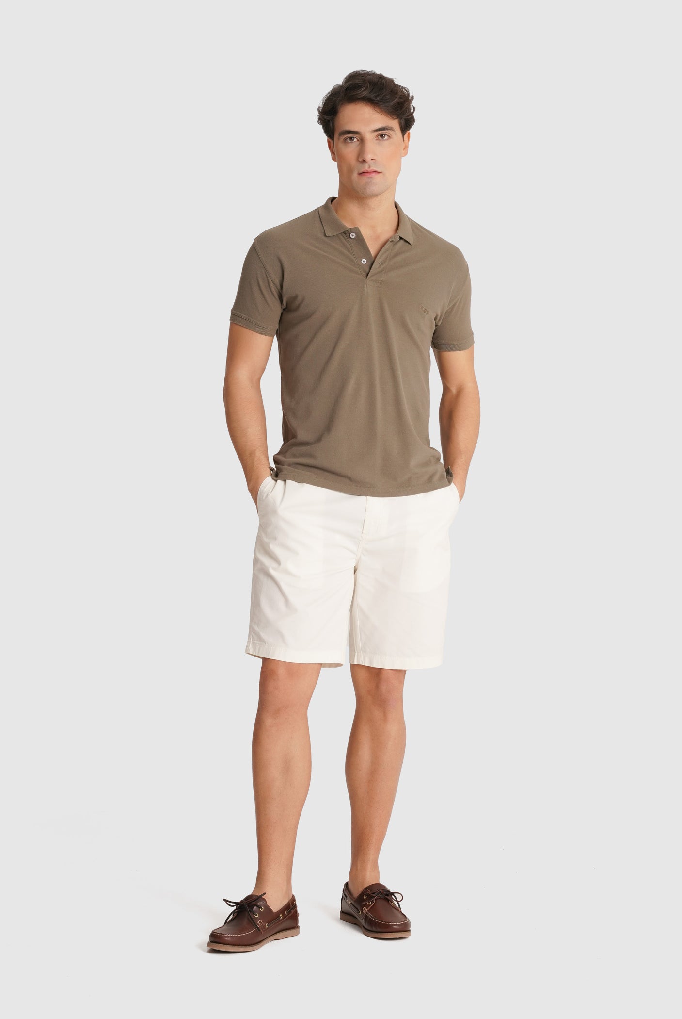 POLO PIQUET VERDE MANGA CURTA REGULAR FIT MR. BLUE