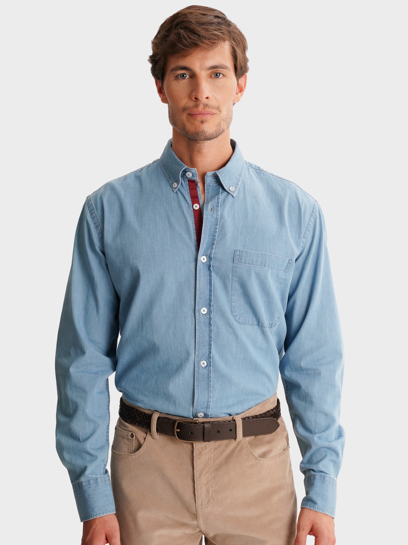 CAMISA MR AZUL REGULAR FIT. AZUL