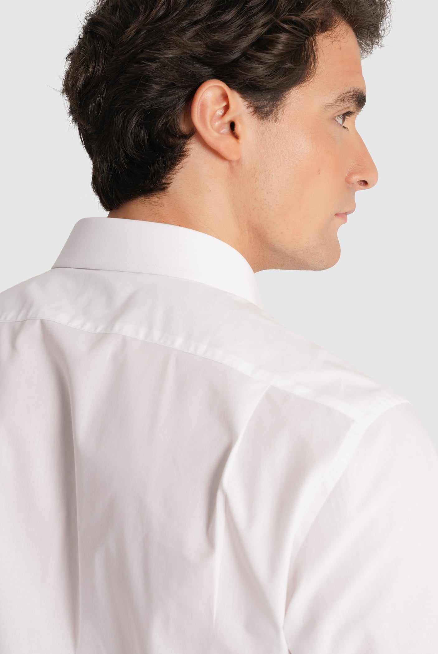 CAMISA POPELINE BRANCA MANGA COMPRIDA CLASSIC FIT MR. BLUE