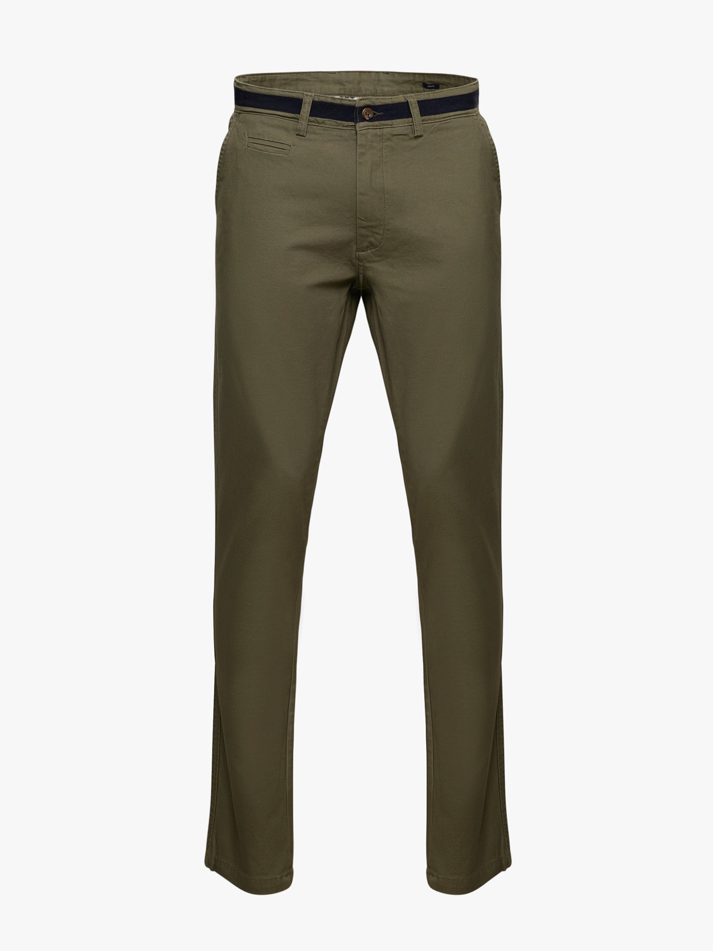 PANTALÓN ESTRUCTURA VERDE SLIM FIT MR. AZUL