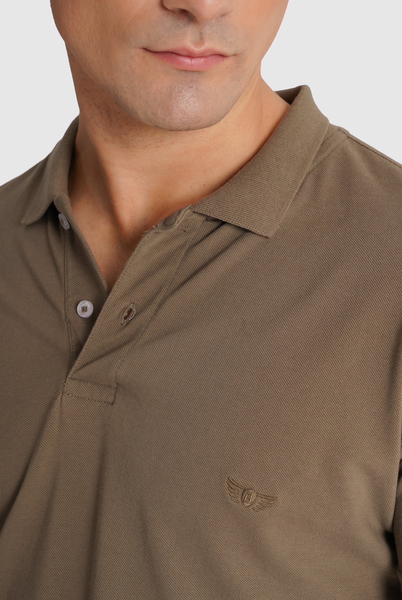 POLO PIQUET VERDE MANGA CURTA REGULAR FIT MR. BLUE