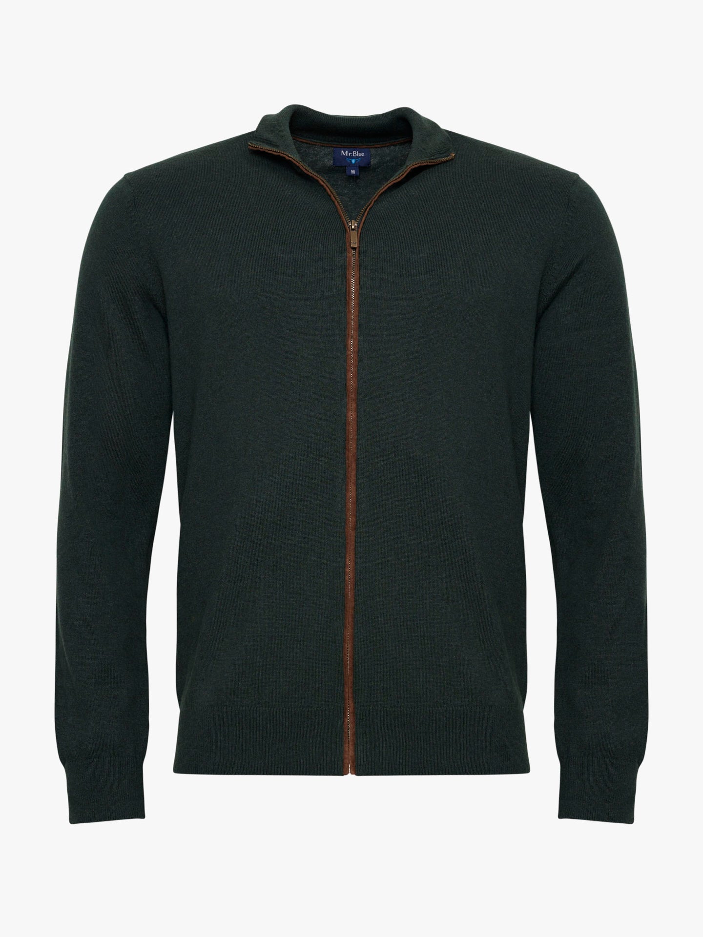 REGULAR FIT GREEN THIN PULLOVER MR. BLUE