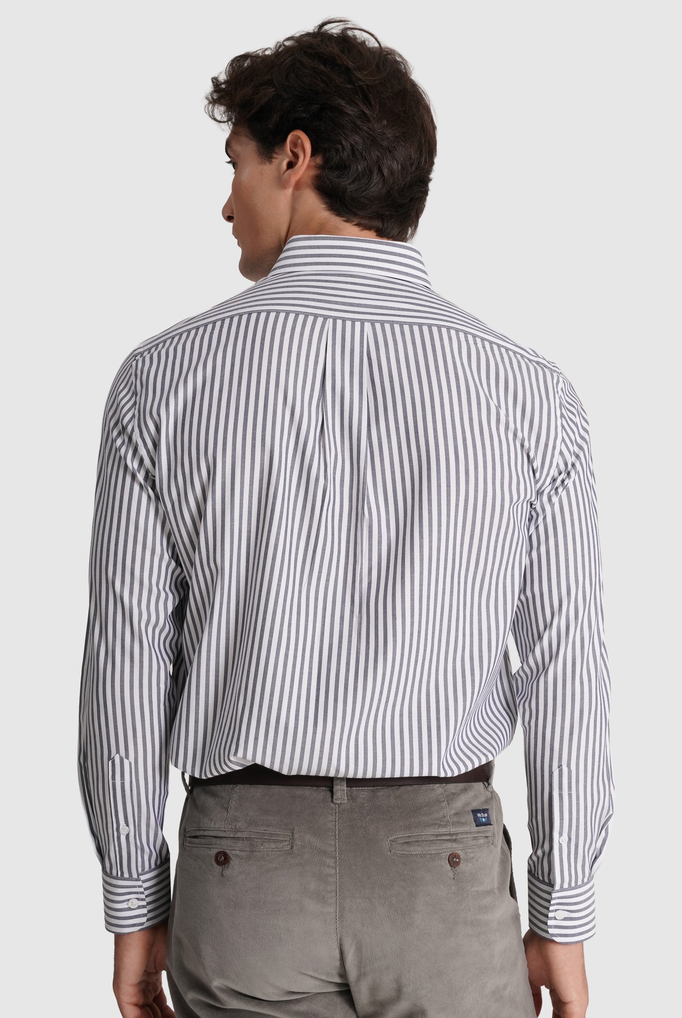 Camisa Algodão Azul Manga Comprida Regular Fit Mr. Blue