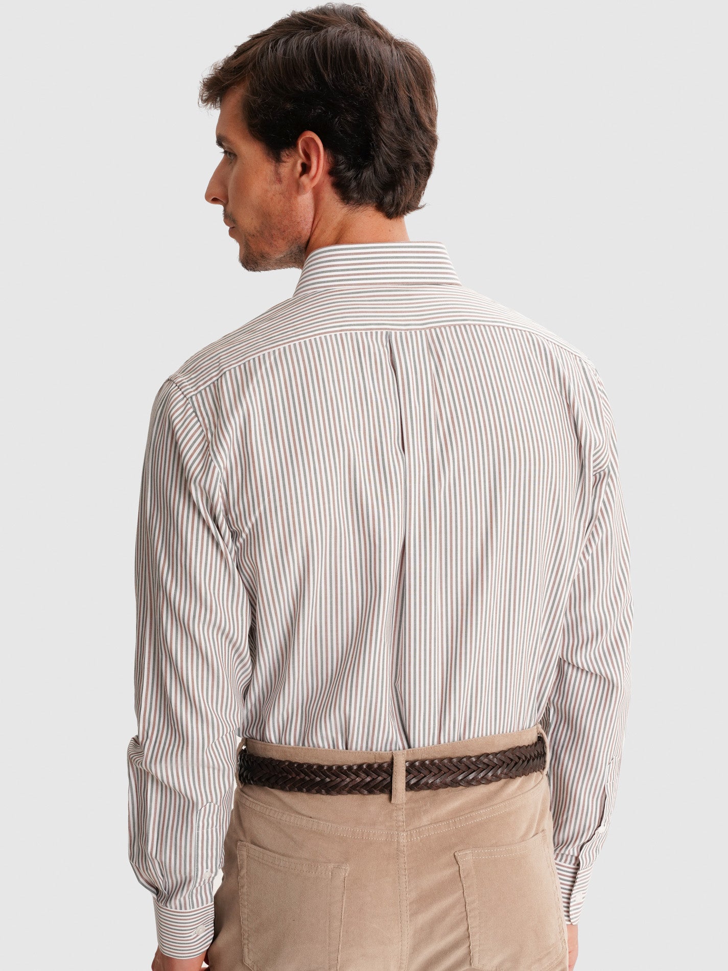GREEN REGULAR FIT MR SHIRT. BLUE