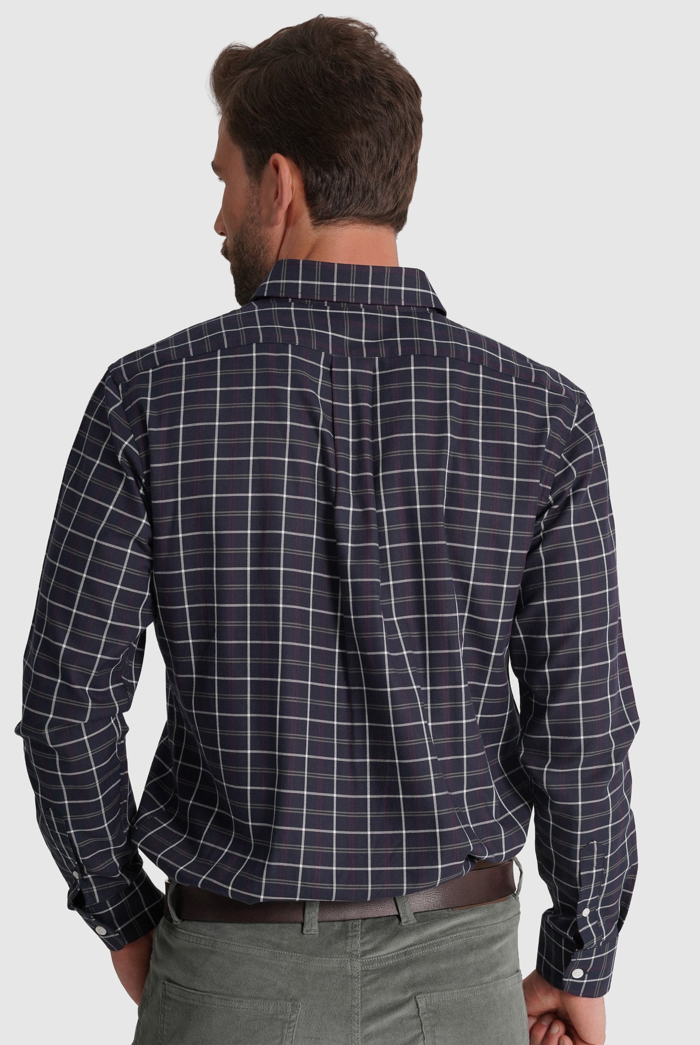 Camisa Algodão Azul Manga Comprida Regular Fit Mr. Blue