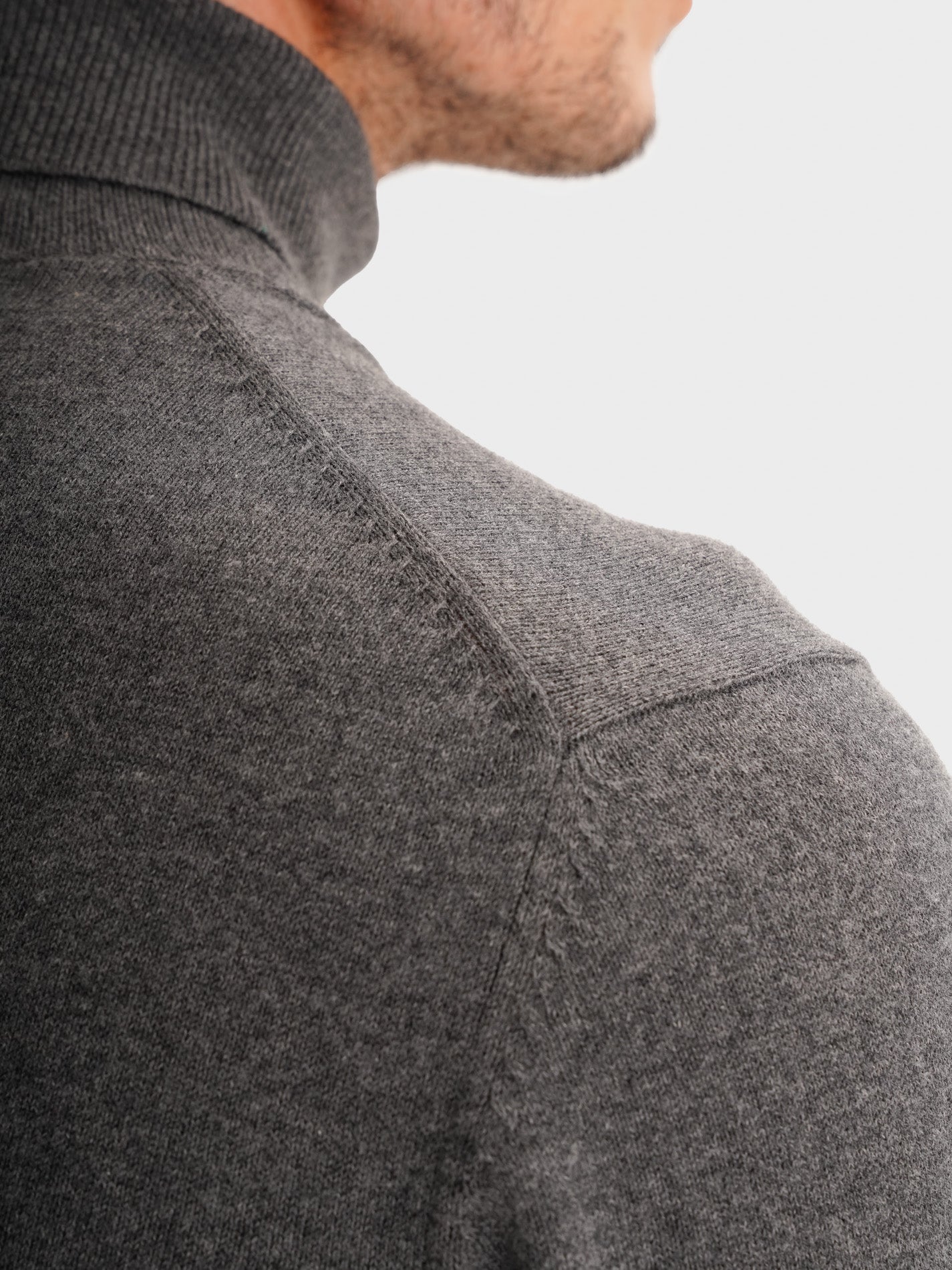 PULLOVER FINO CINZENTA MANGA COMPRIDA REGULAR FIT MR. BLUE