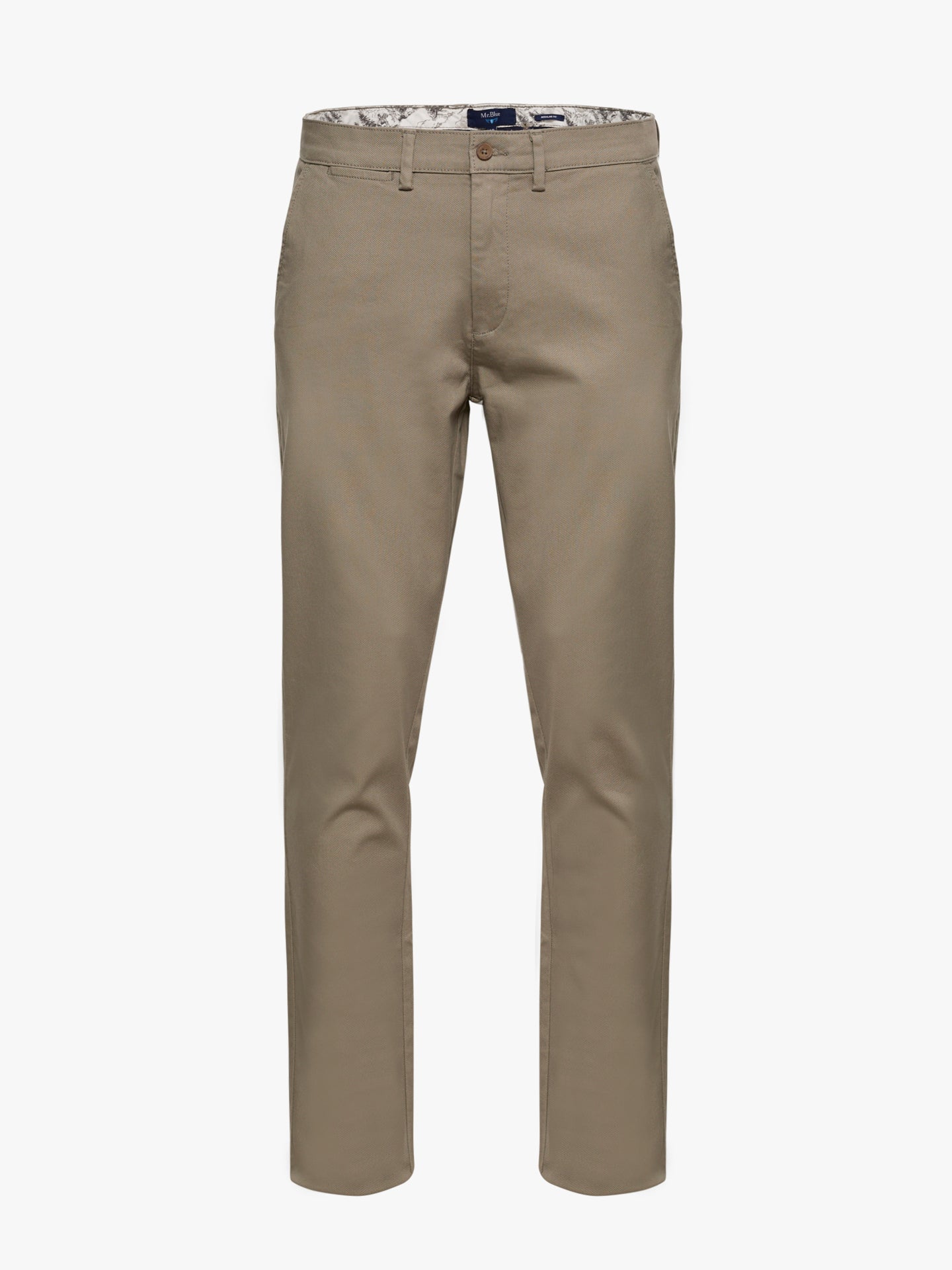 PANTALÓN ESTRUCTURA VERDE REGULAR FIT MR. AZUL