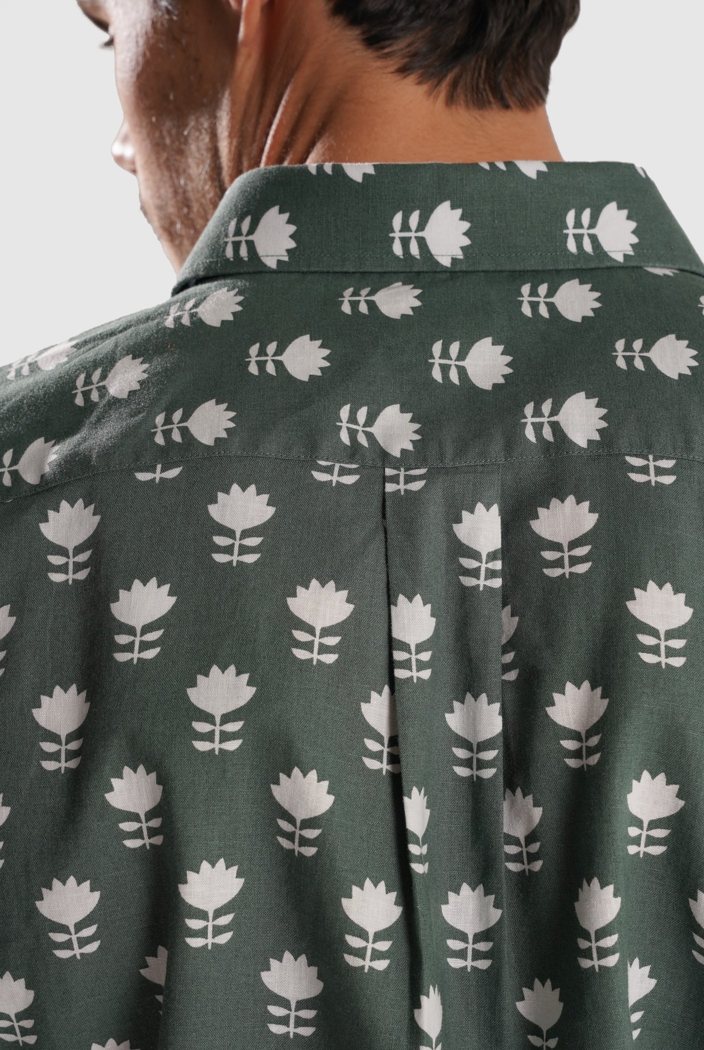 CAMISA VERDE MANGA CURTA REGULAR FIT MR. BLUE