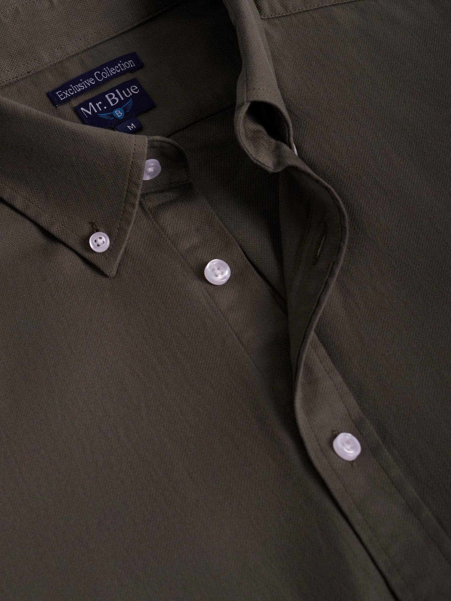 CAMISA MR VERDE REGULAR FIT. AZUL