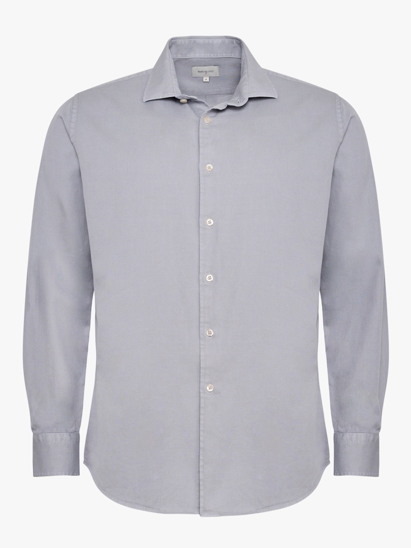 BLUE LONG SLEEVE REGULAR FIT SHIRT MARK BELLUCCI