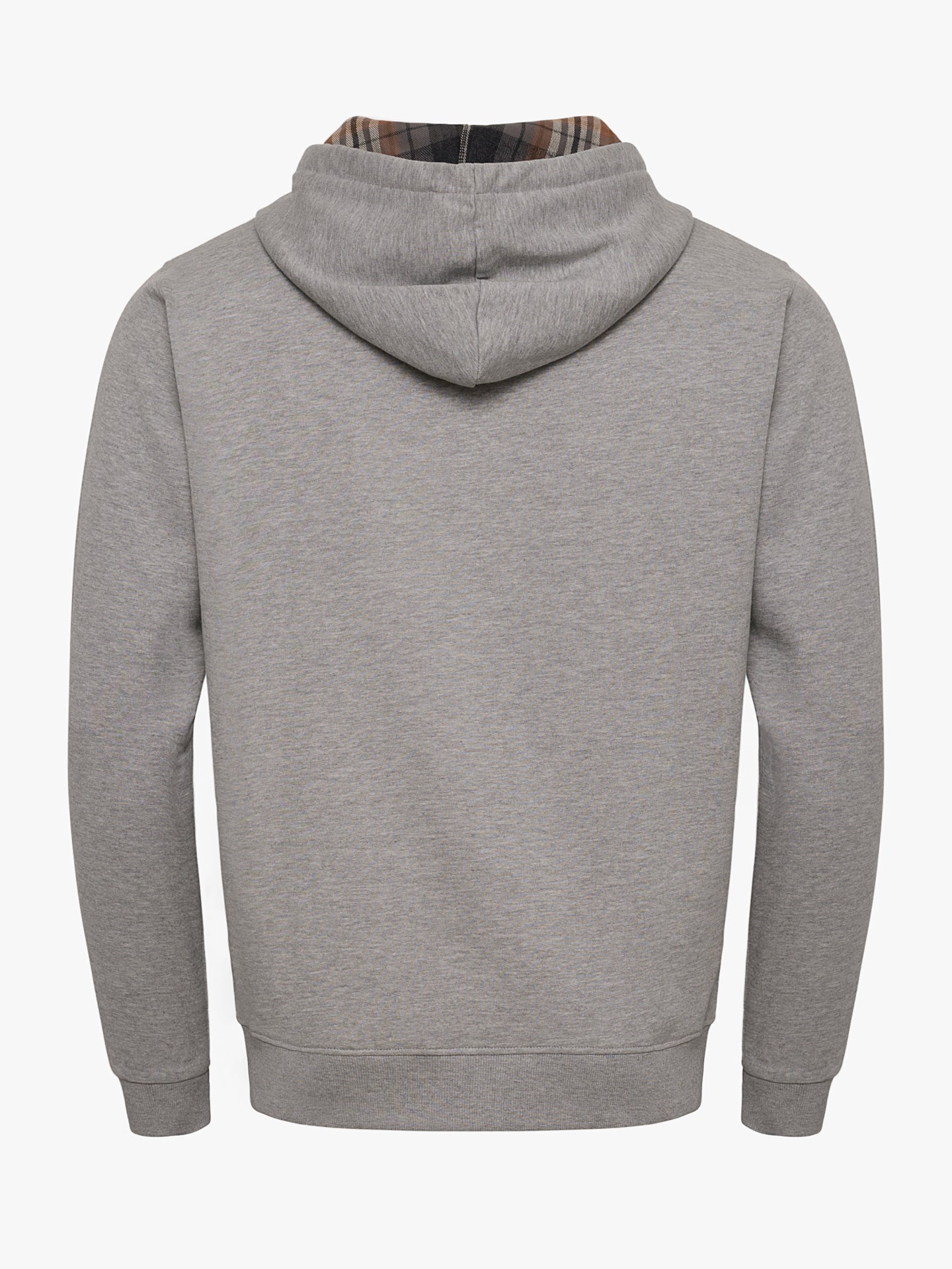 GRAY HOODIE REGULAR FIT MR. BLUE