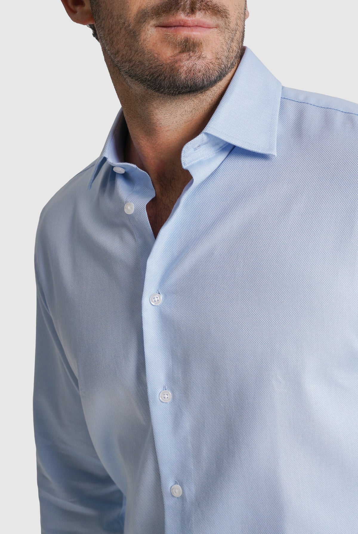 CAMISA OXFORD CLASSIC FIT AZUL LISA MR. BLUE