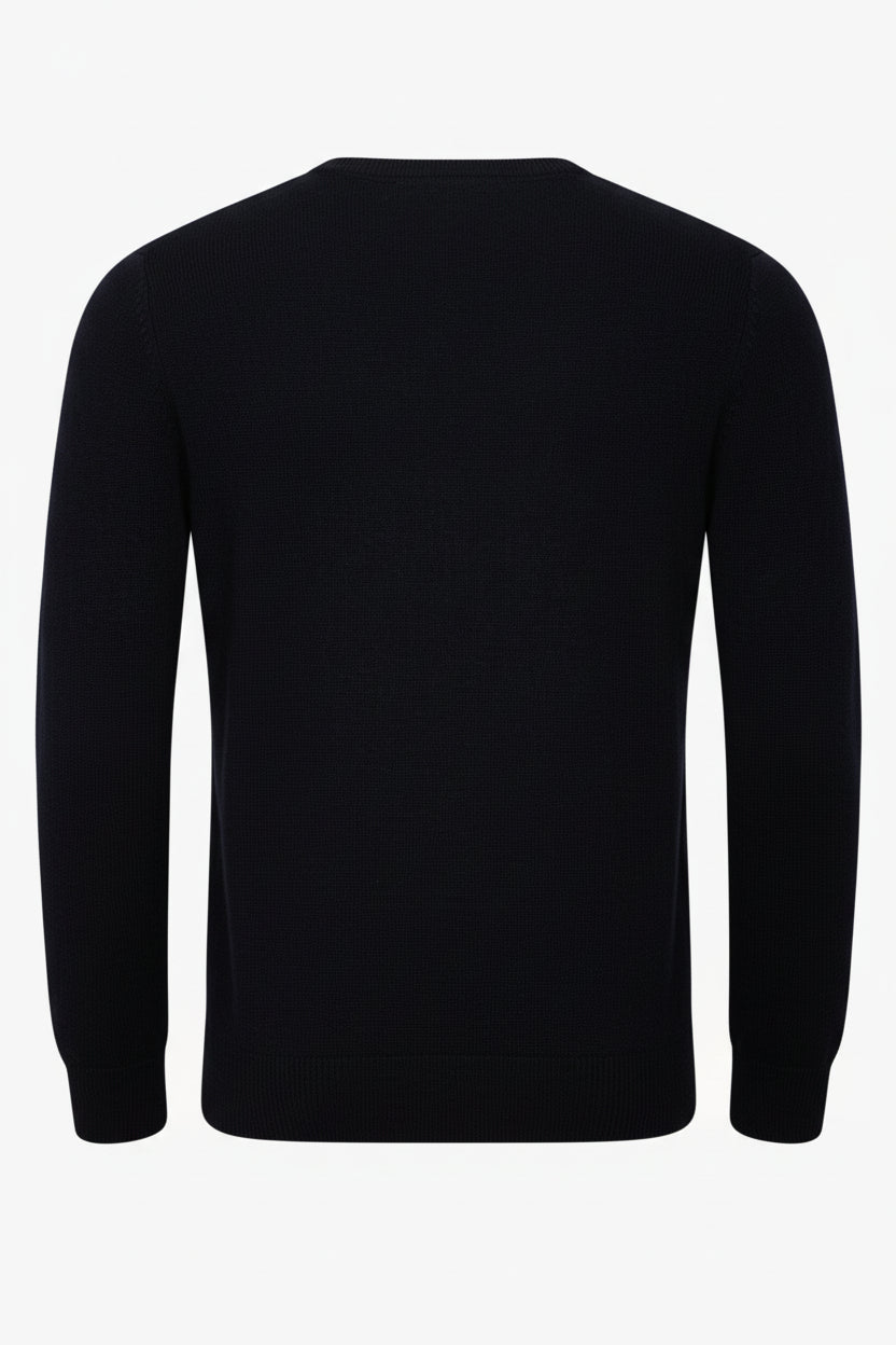 Pullover Lã Grosso Azul Mr. Blue