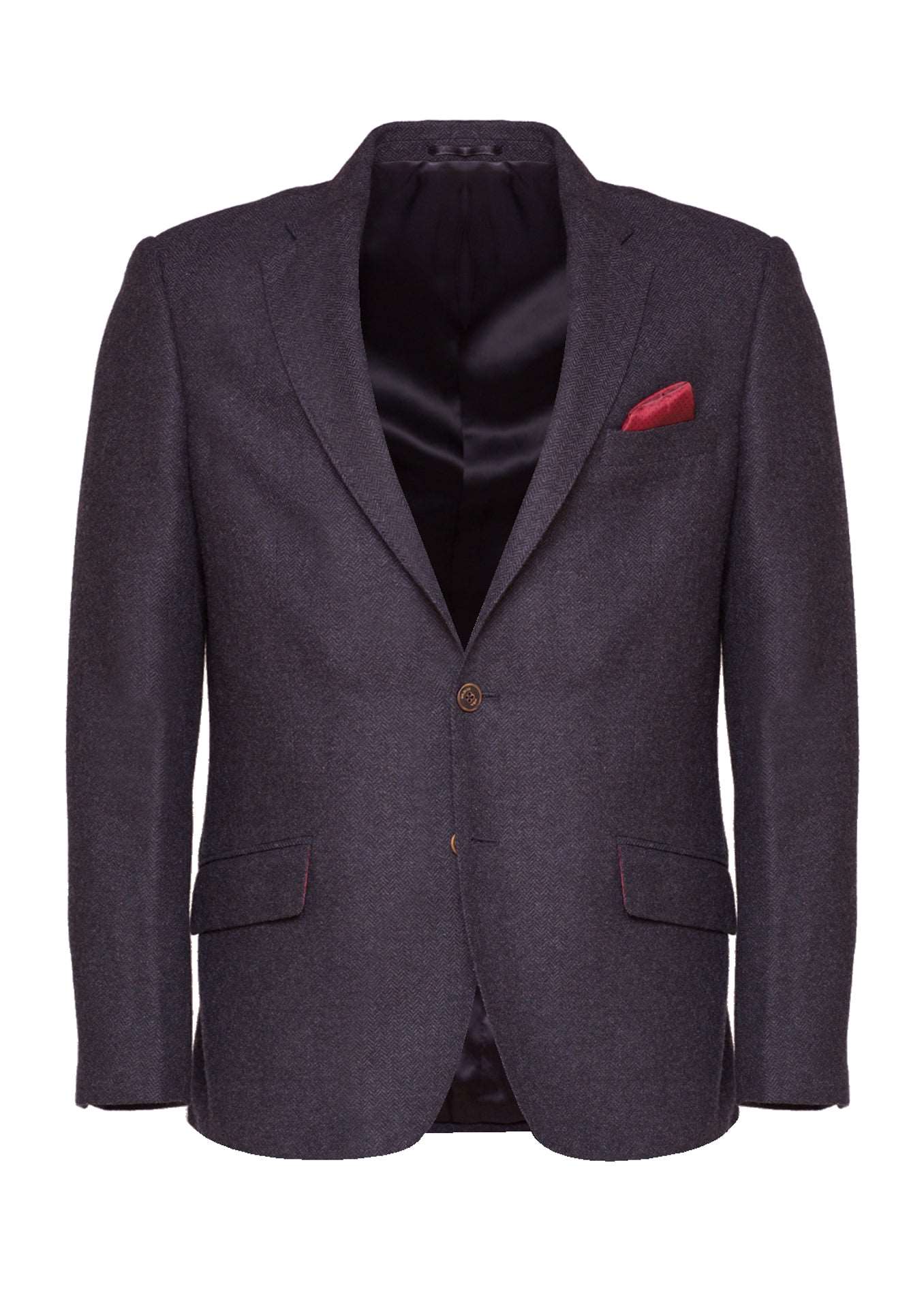 Blazer ClÃ¡ssico Tweed de lÃ£ Mr. Blue