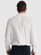 CAMISA ALGODÓN BLANCA MANGA LARGA REGULAR FIT MR. AZUL