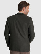 AMERICANA LANA VERDE MANGA LARGA REGULAR FIT MR. AZUL