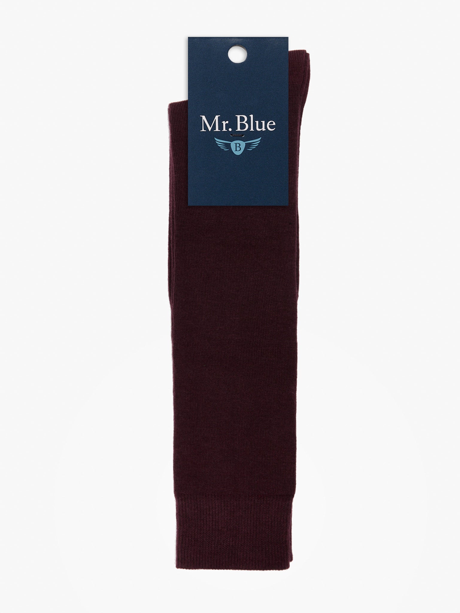 CALCETINES MR BURDEOS REGULAR FIT AZUL