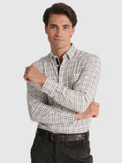 CAMISA ALGODÓN AZUL MANGA LARGA REGULAR FIT MR. AZUL