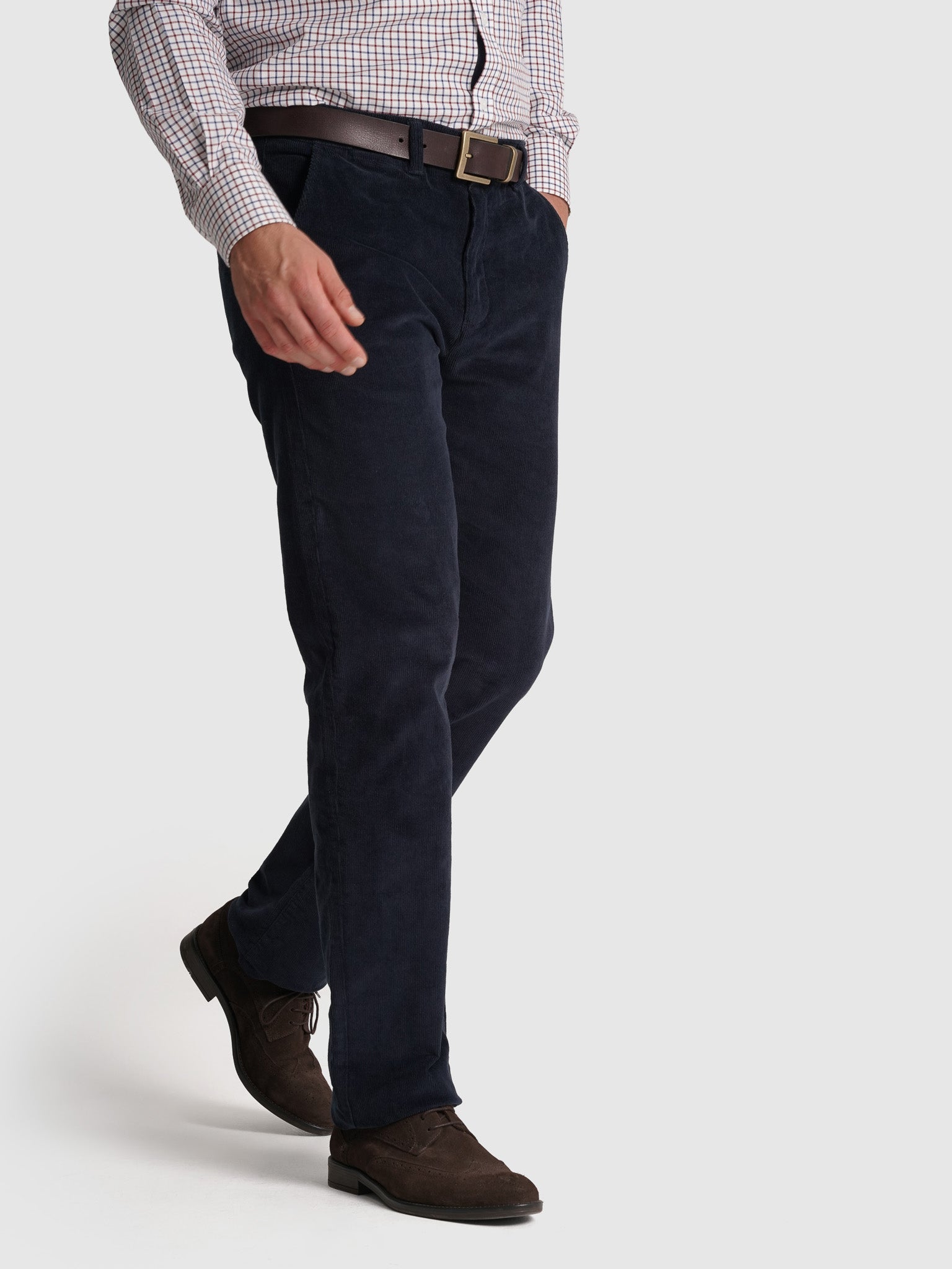 PANTALÓN DE ALGODÓN AZUL CLASSIC FIT MR. AZUL