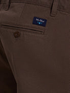 BROWN COTTON SLIM FIT MR. BLUE