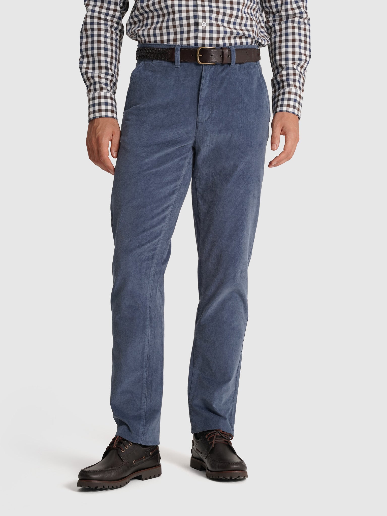 CALÇAS ALGODÃO AZUIS CLASSIC FIT MR. BLUE