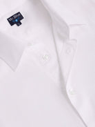 CAMISA ALGODÃO BRANCA MANGA COMPRIDA SLIM FIT MR. BLUE