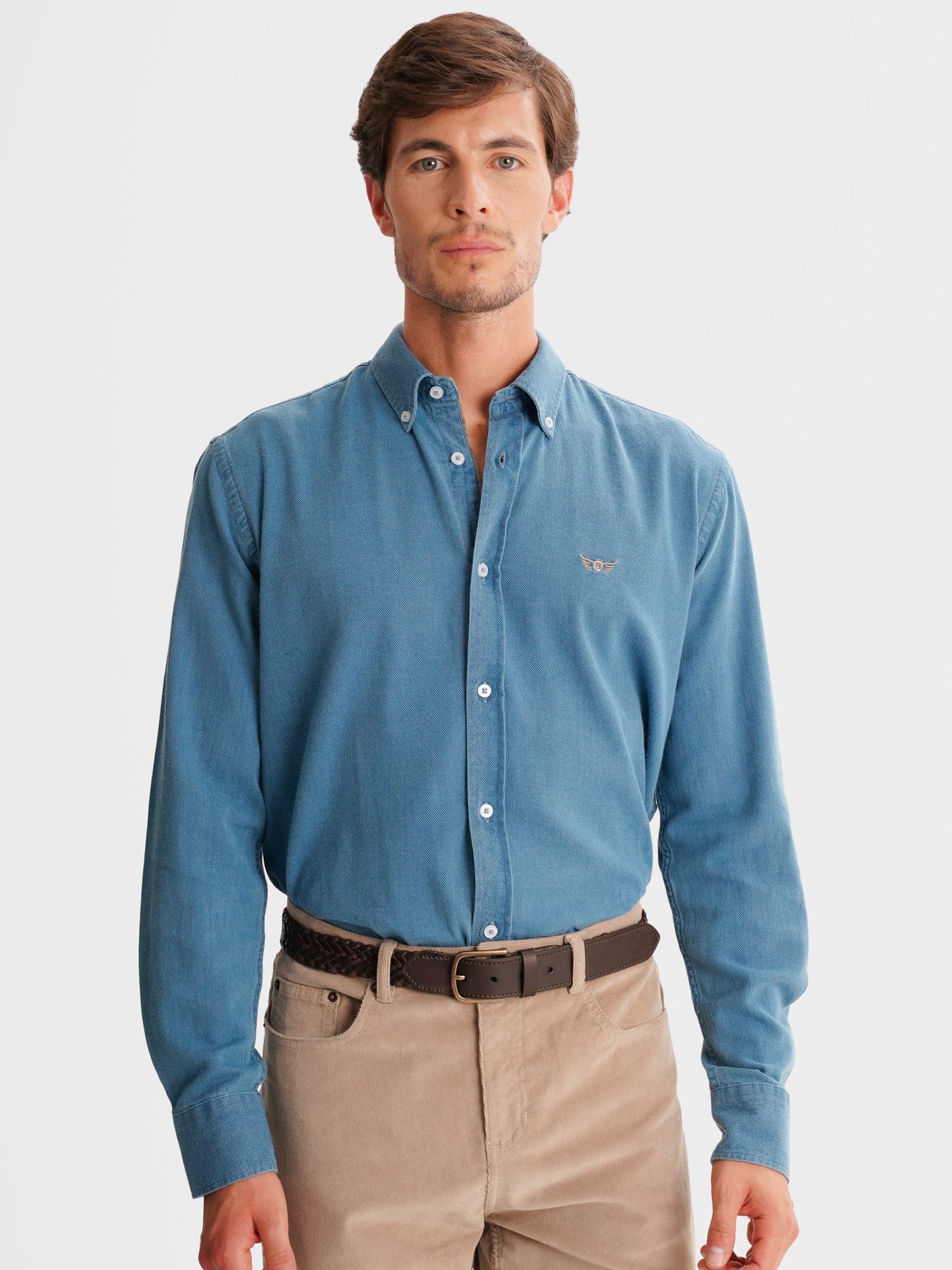 CAMISA MR AZUL REGULAR FIT. AZUL