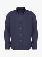 CAMISA ALGODÓN AZUL MANGA LARGA REGULAR FIT MR. AZUL