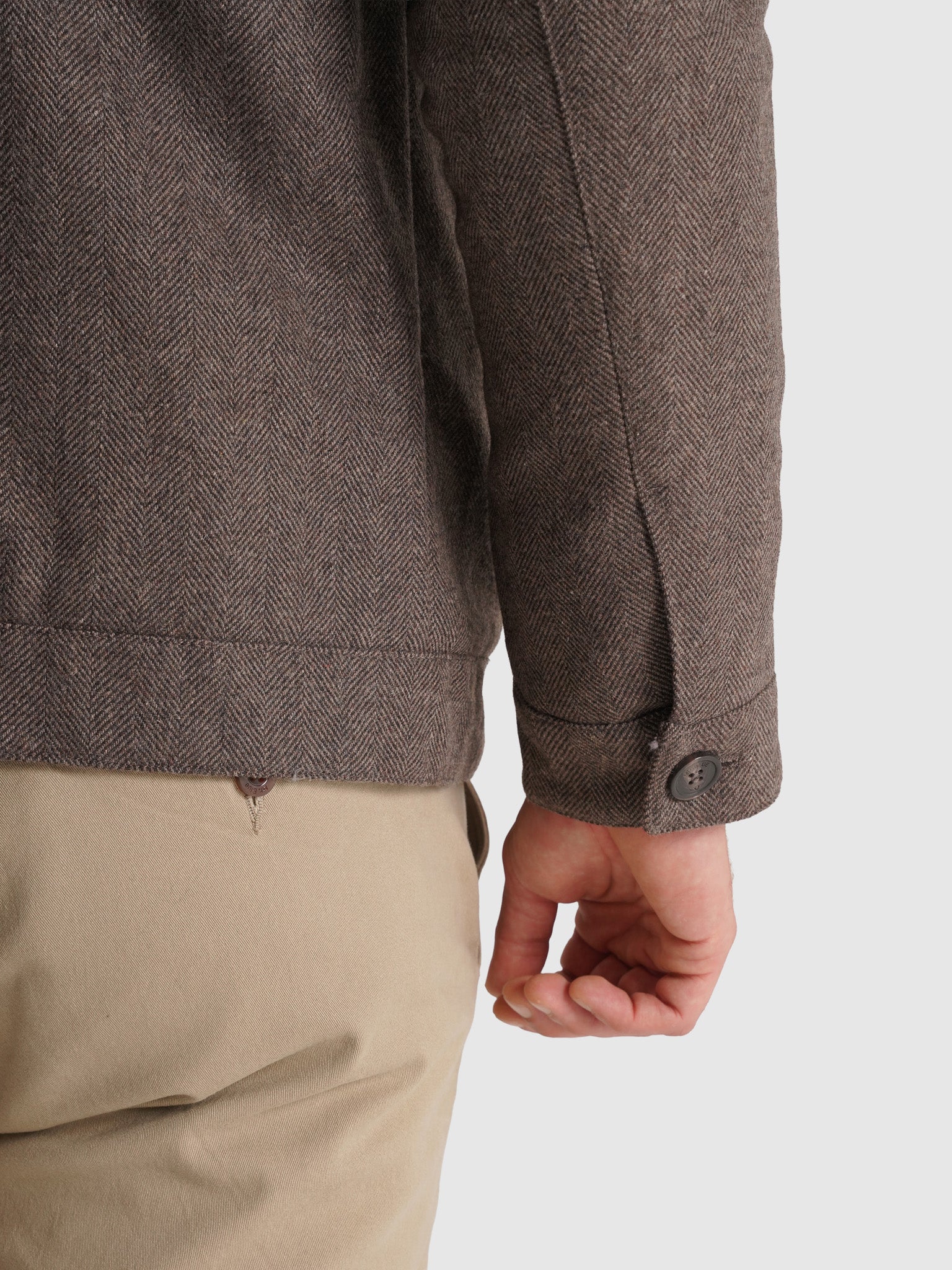 CHAQUETA MARRÓN REGULAR FIT MR. AZUL