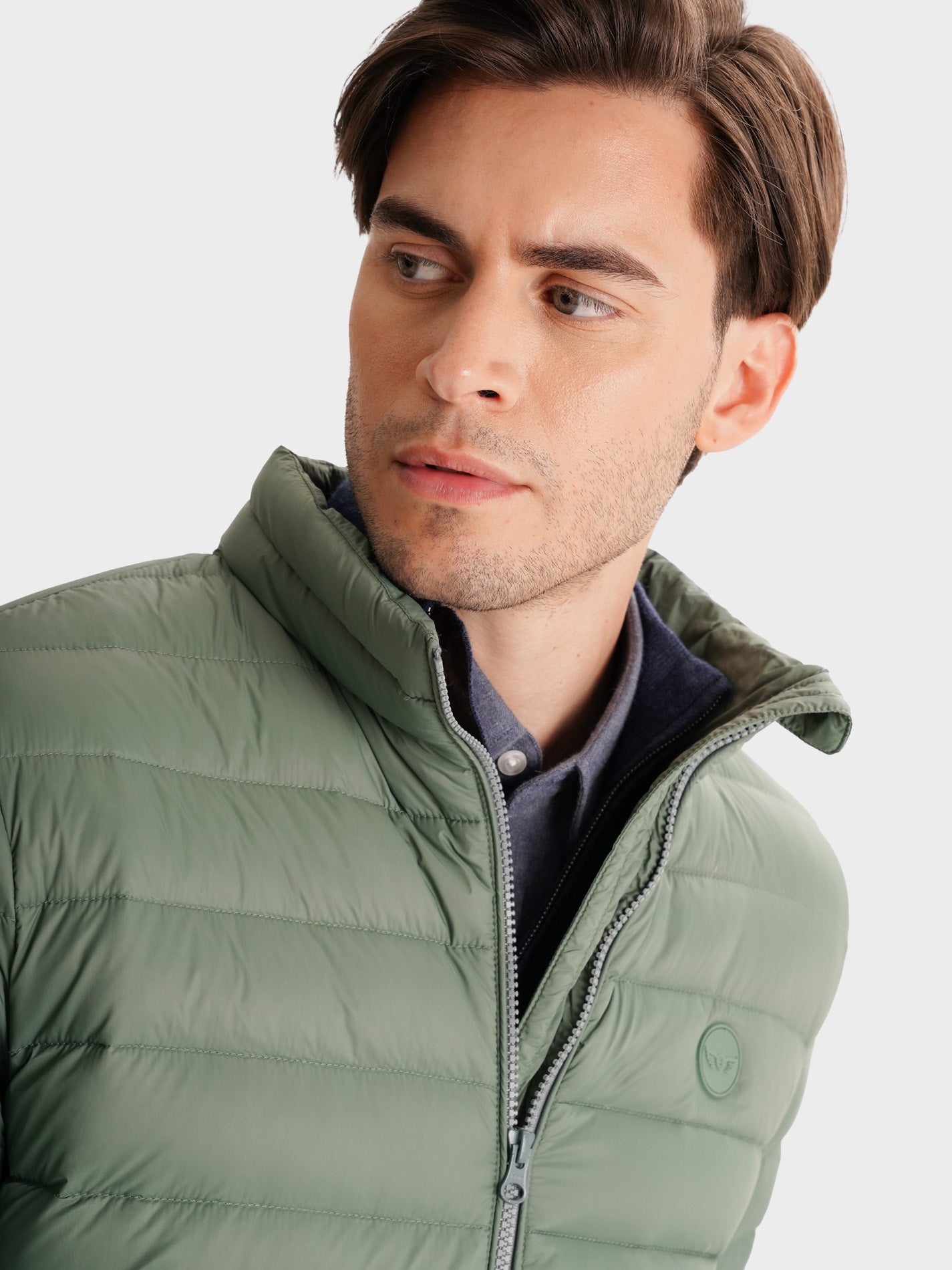CHAQUETA VERDE REGULAR FIT MR. AZUL
