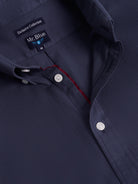 CAMISA ALGODÓN AZUL MANGA LARGA REGULAR FIT MR. AZUL