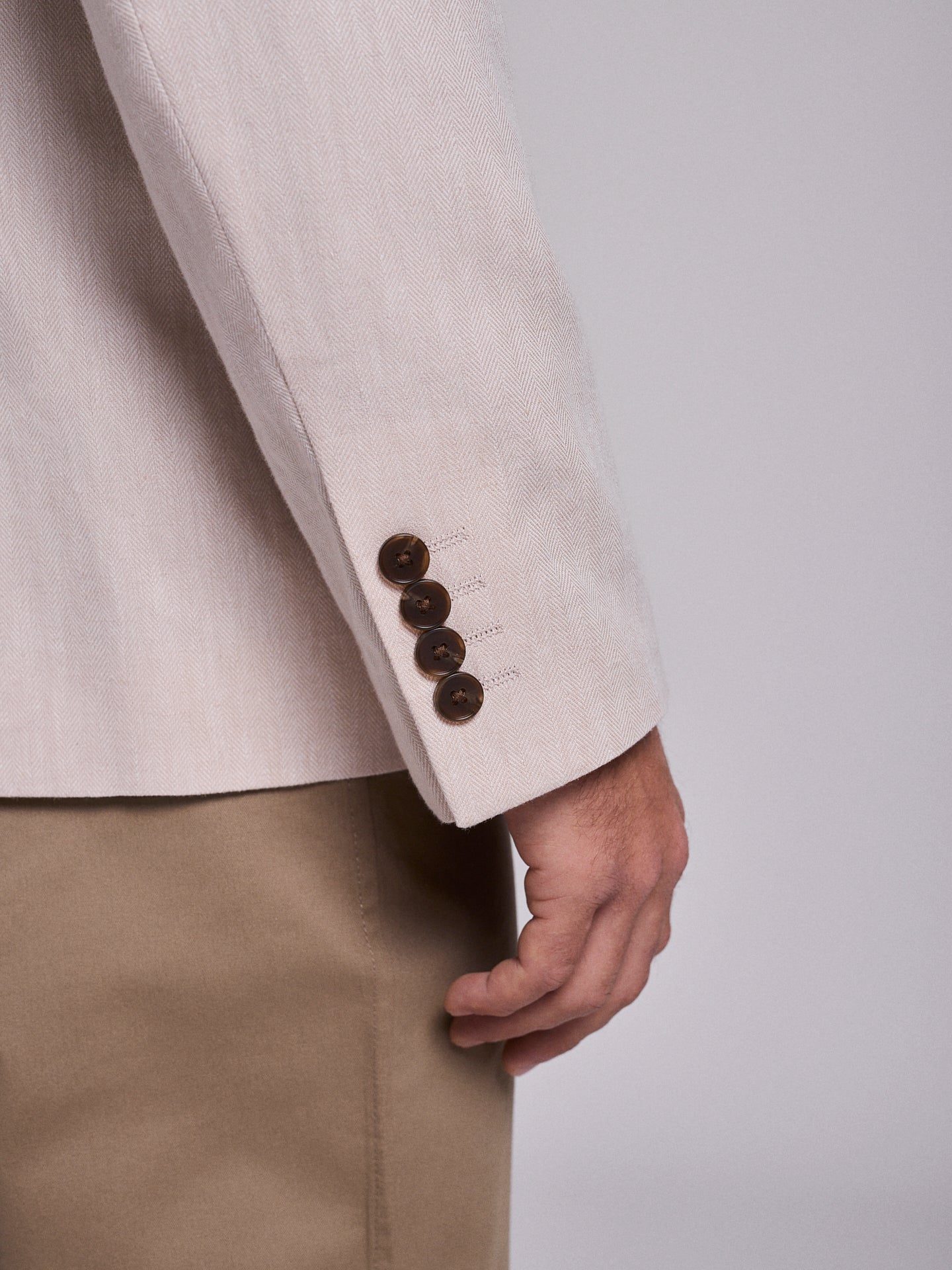 REGULAR FIT BEIGE BLAZER MR. BLUE