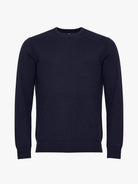 BLUE CASHMERE PULLOVER LONG SLEEVE REGULAR FIT MR. BLUE