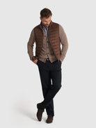 BROWN JACKET REGULAR FIT MR. BLUE