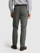 PANTALÓN ALGODÓN VERDE REGULAR FIT MR. AZUL