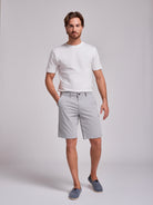 BERMUDA ALGODÃO CINZENTOS REGULAR FIT MR. BLUE