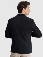 BLUE COTTON BLAZER LONG SLEEVE REGULAR FIT MR. BLUE