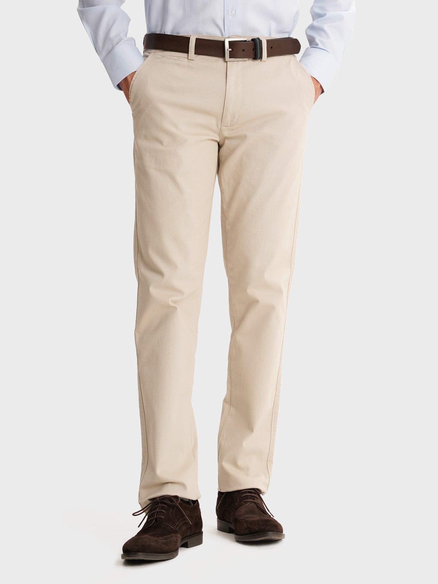 BEIGE SLIM FIT MR. BLUE
