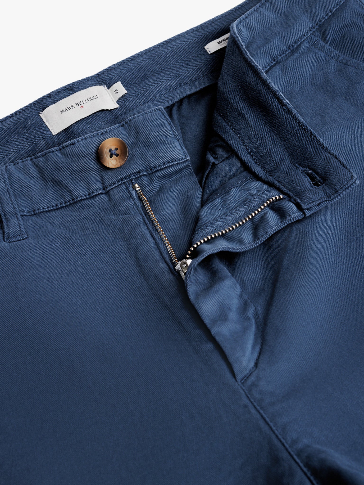 PANTALÓN REGULAR FIT AZUL MARK BELLUCCI