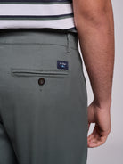 Calça Algodão Verdes Regular Fit Mr. Blue