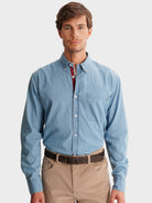 CAMISA MR AZUL REGULAR FIT. AZUL