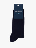 MEIAS BAMBOO AZUIS REGULAR FIT MR. BLUE