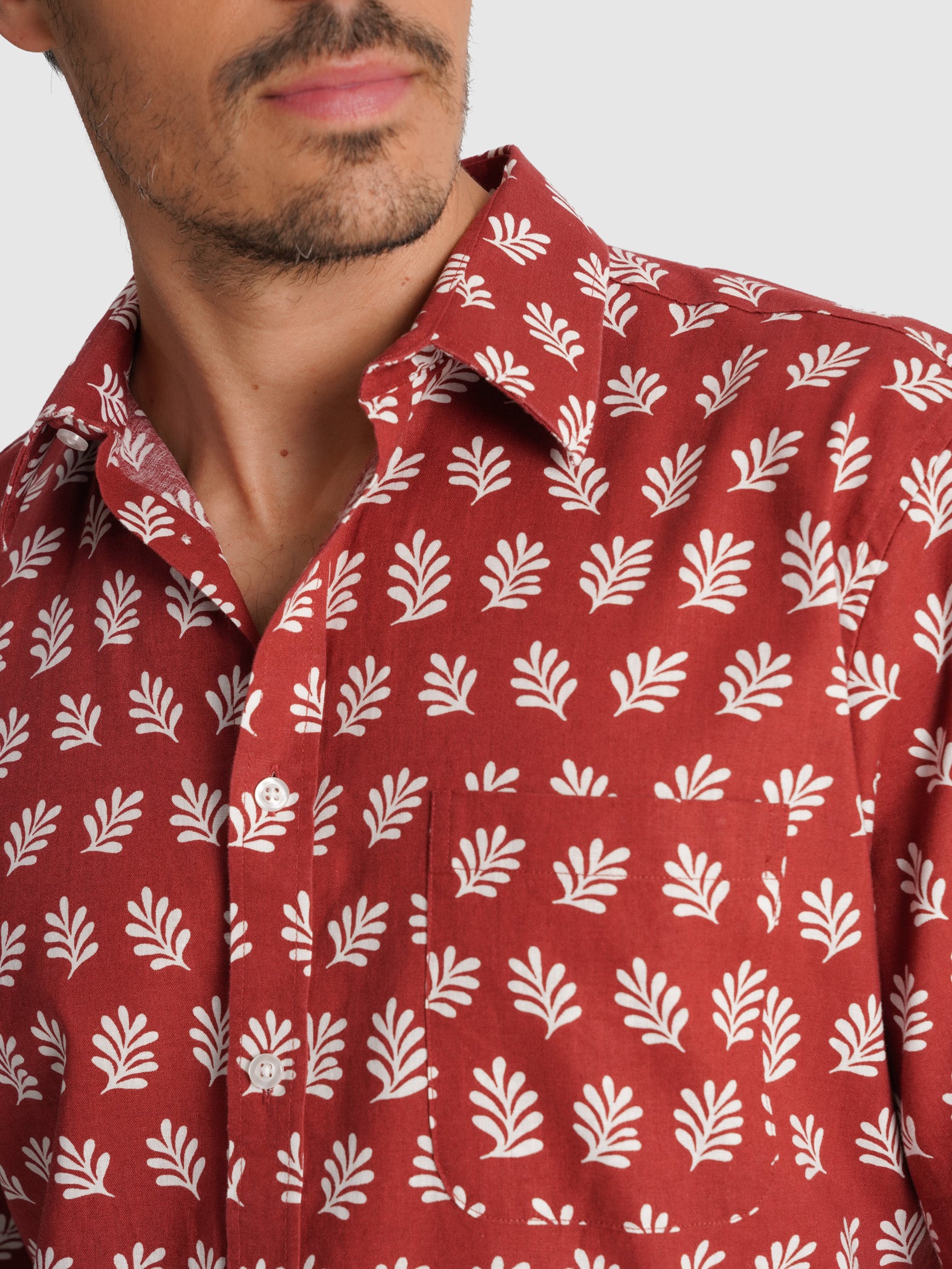 CAMISA ROSA MANGA CURTA REGULAR FIT MR. BLUE