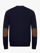 JERSEY DE ALGODÓN AZUL MANGA LARGA REGULAR FIT MR. AZUL