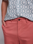 Calça Algodão Rosas Regular Fit Mr. Blue