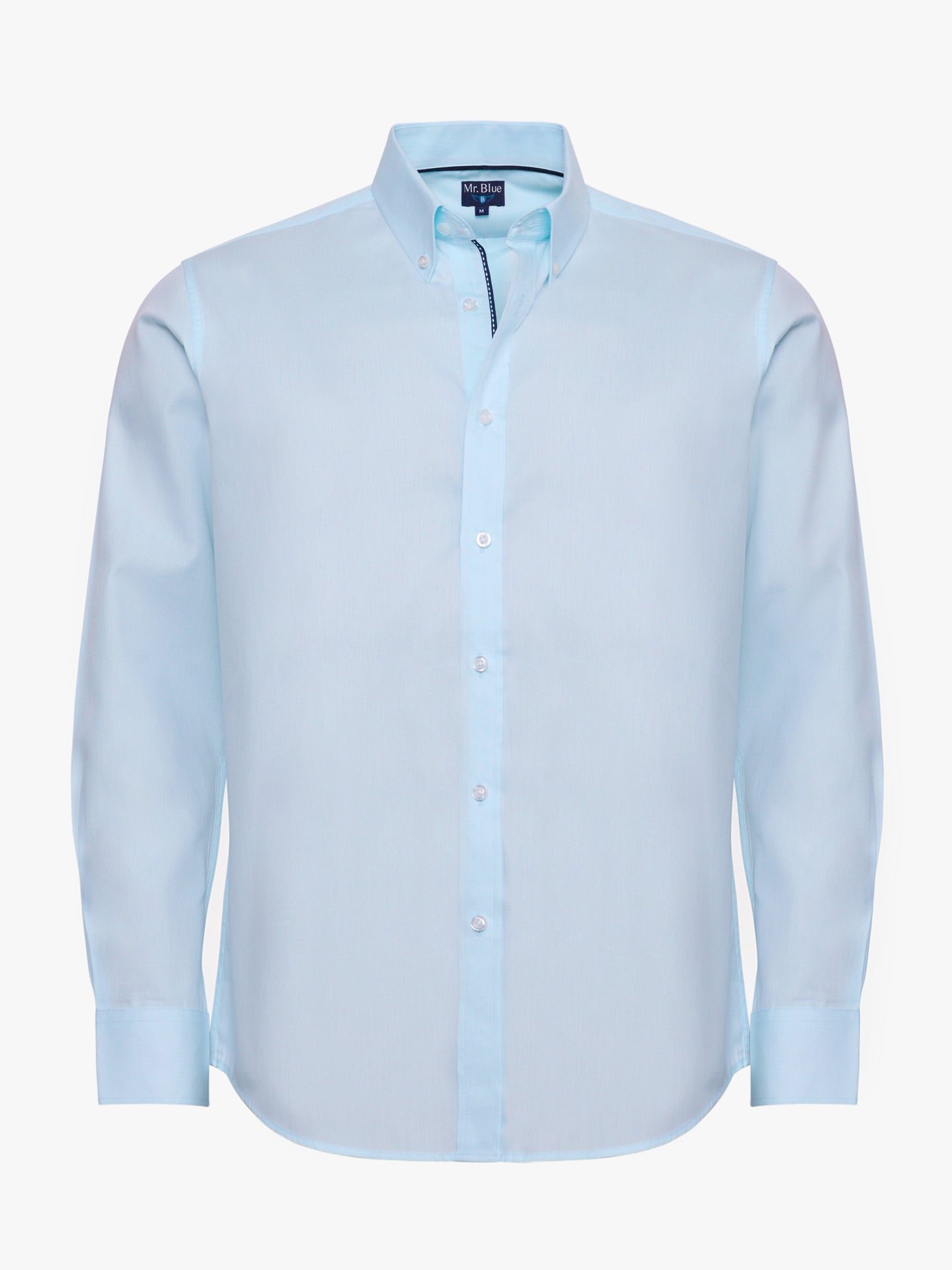 CAMISA ALGODÃO VERDE MANGA COMPRIDA REGULAR FIT MR. BLUE