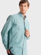 CAMISA MR VERDE REGULAR FIT. AZUL